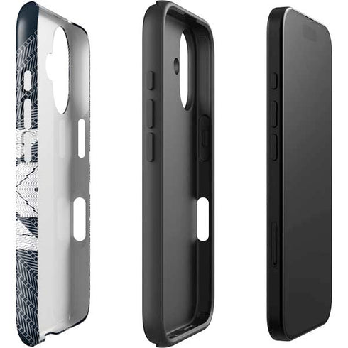 NYC Symmetric Flower iPhone 16 Plus Impact Case